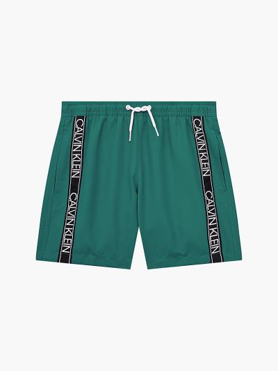 Calvin Klein Ruhák HU378148 | Calvin Klein Logo Tape Fiu Úszónadrág Türkiz